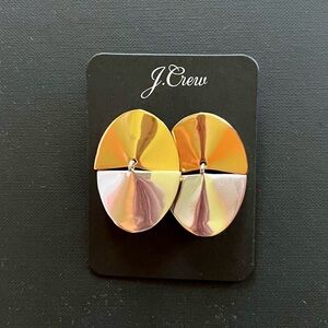 J. Crew Two-Tone Gold and Silver Earrings